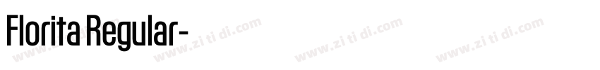 Florita Regular字体转换